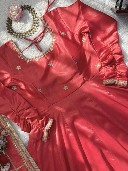 Kavya Anarkali Rose