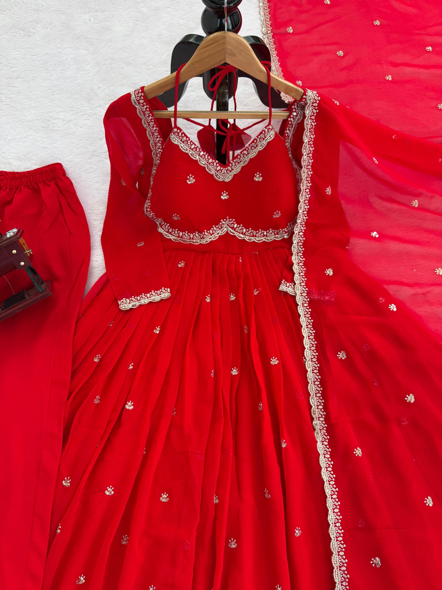 Sneha Anarkali Red
