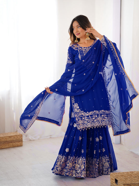 Ishita Sharara Blue