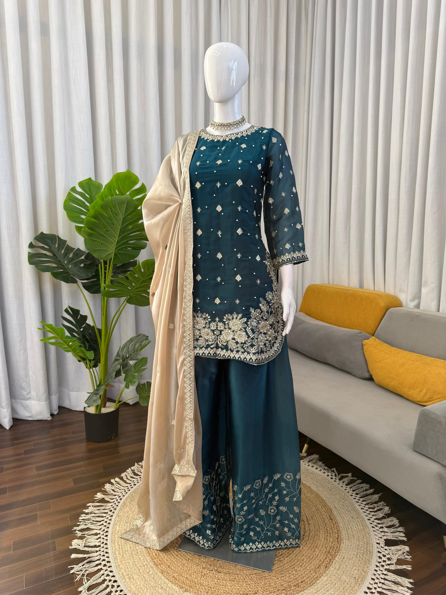 Prachi Sharara Blue