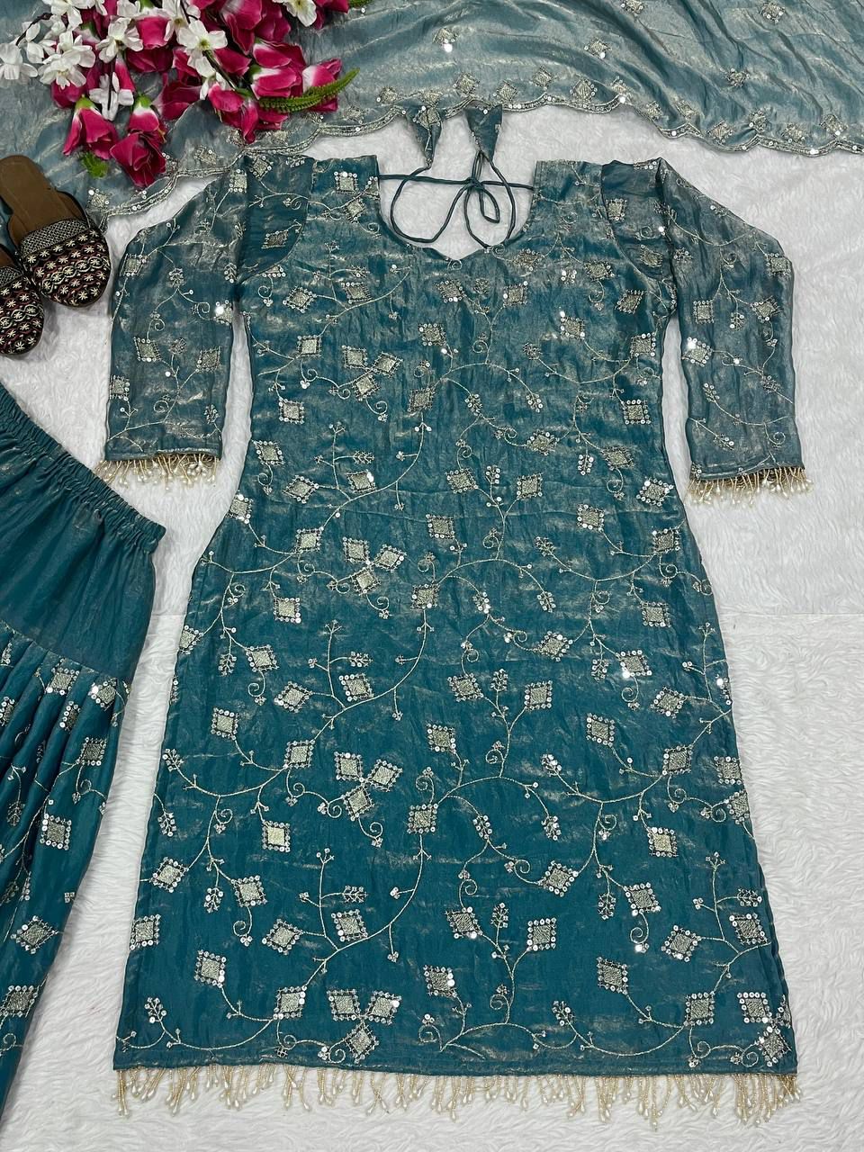 Tanvi Sharara Blue