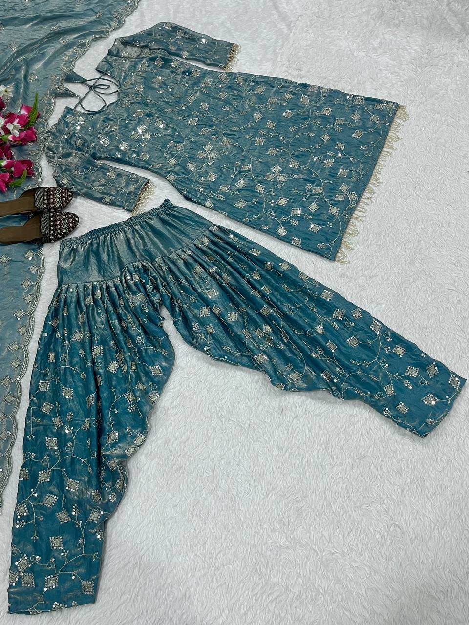 Tanvi Sharara Blue