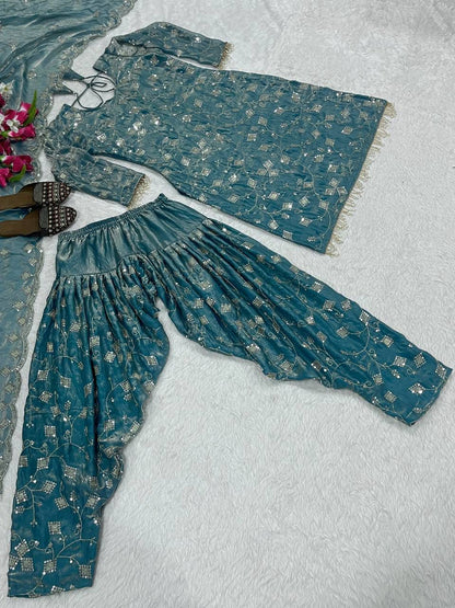 Tanvi Sharara Blue