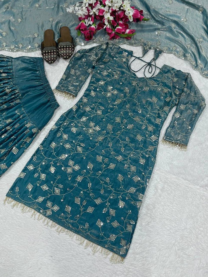 Tanvi Sharara Blue