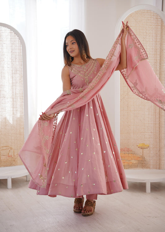 Tharanika Anarkali Rose