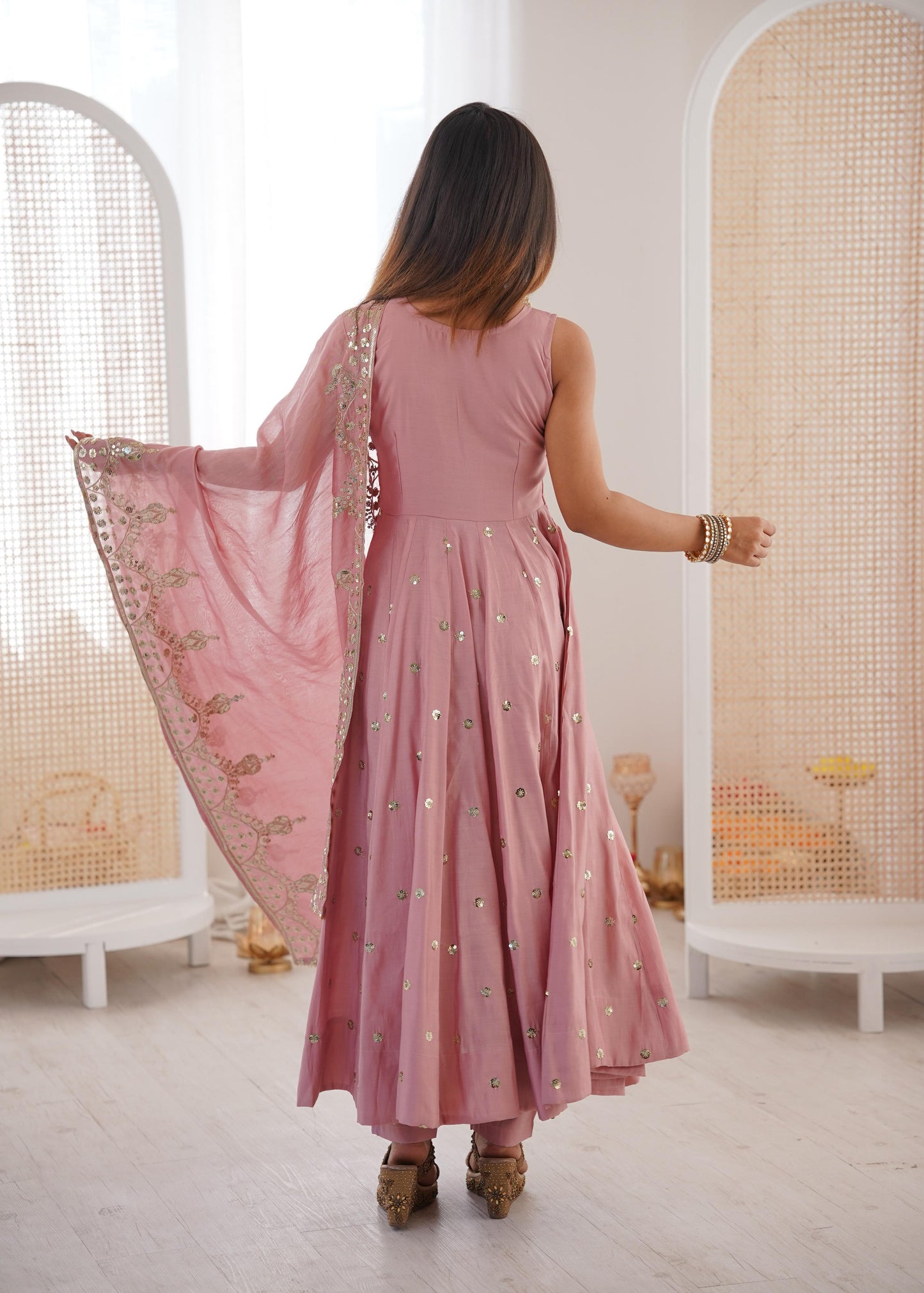 Tharanika Anarkali Rose