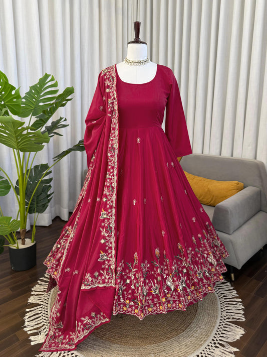Yasmin Anarkali Pink