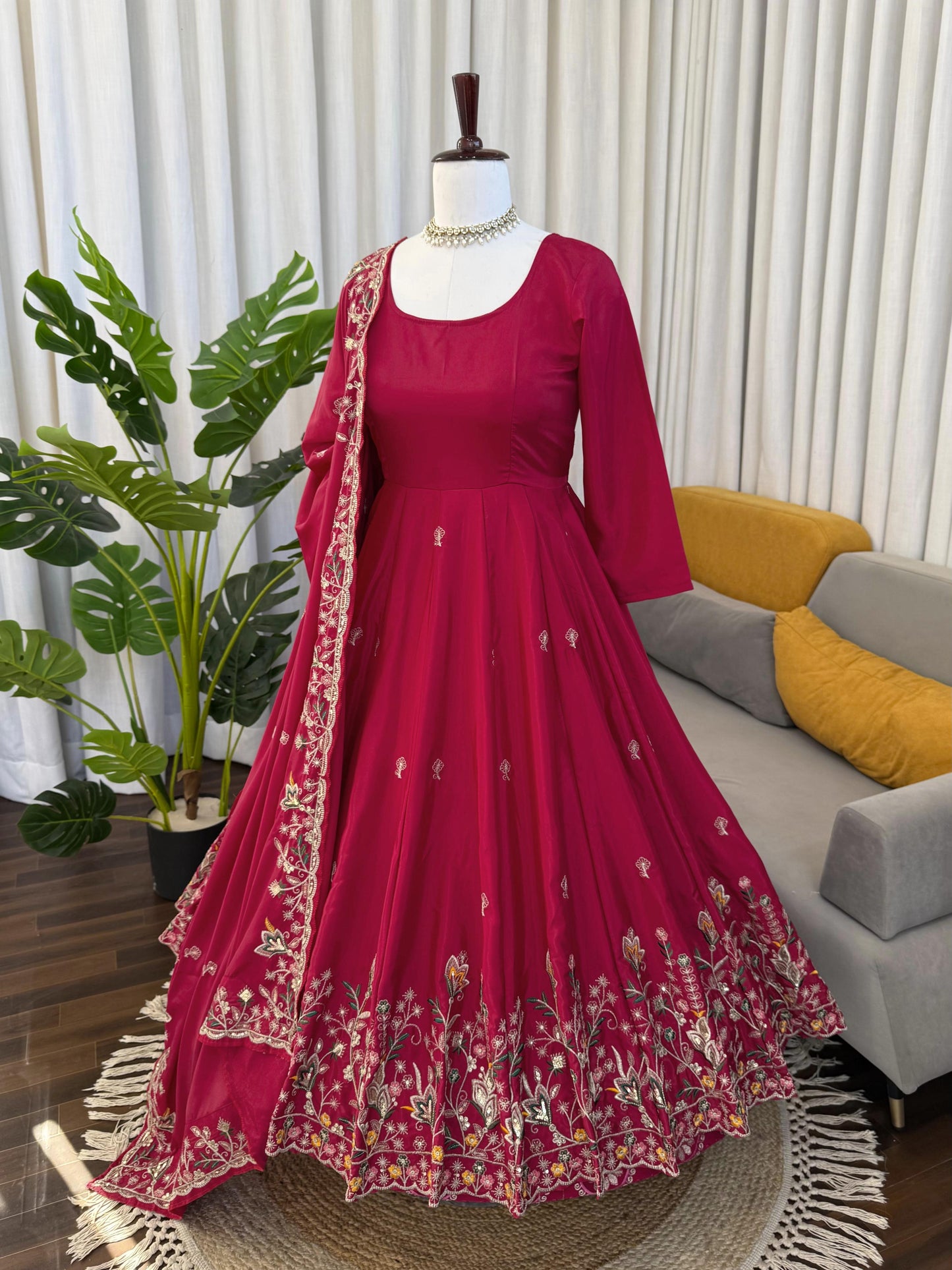 Yasmin Anarkali Pink