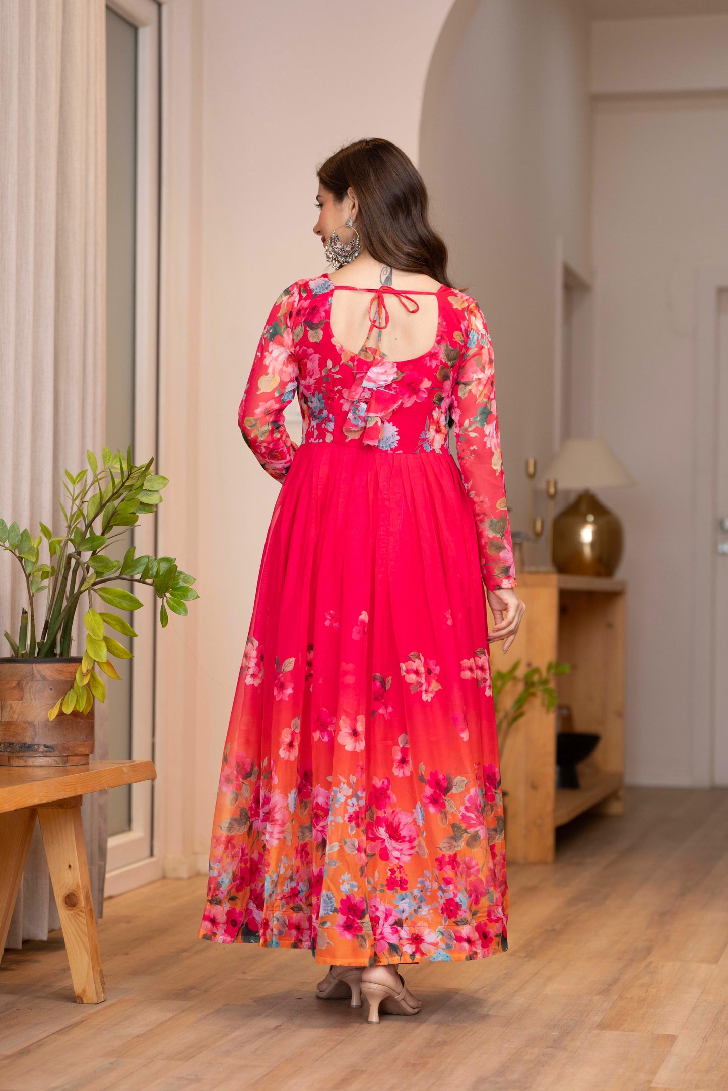 Minal Anarkali Rose