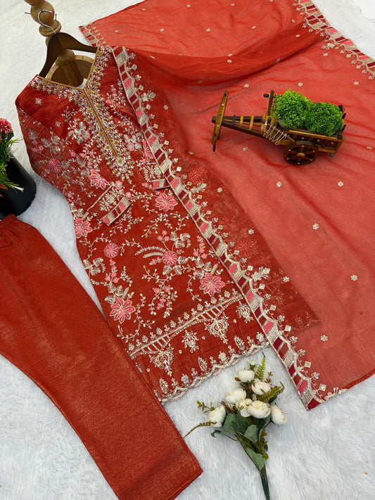 Naaz Salwar Brown