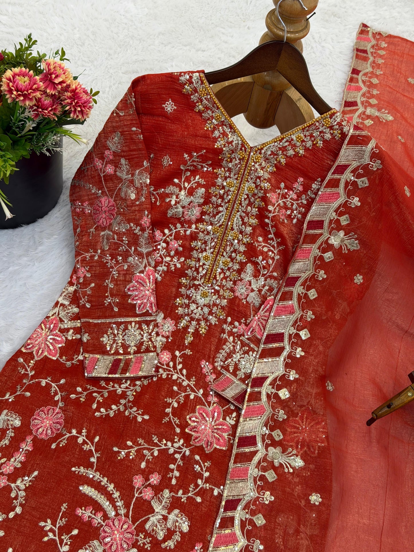 Naaz Salwar Brown