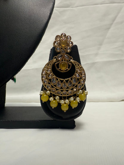 Yellow Party Necklace 36