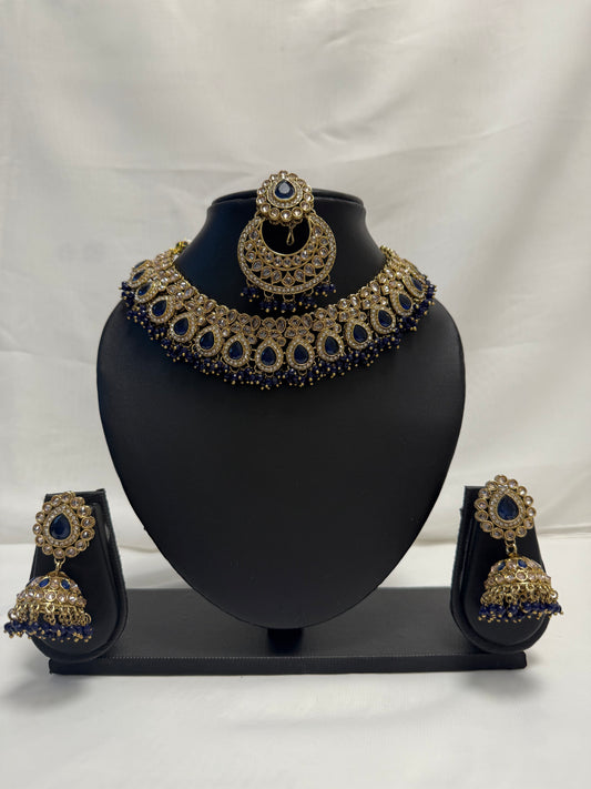 Blue Party Necklace 06