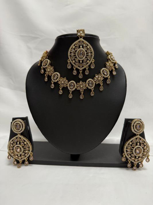 Gold Party Necklace 171