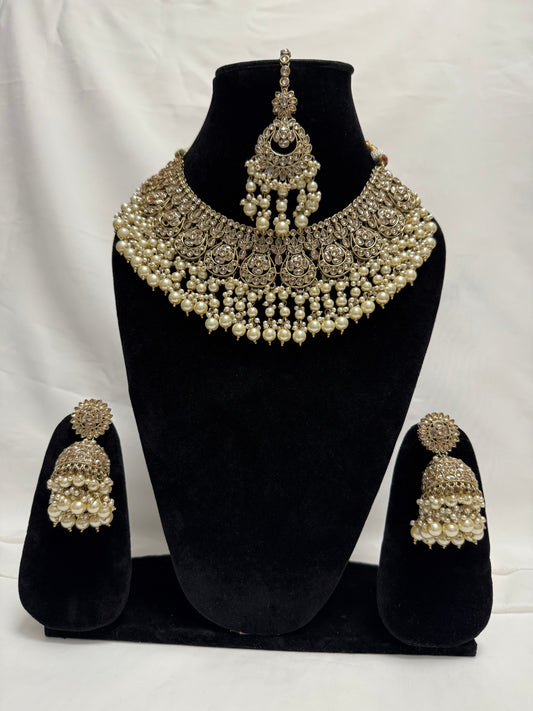 Gold Party Necklace 164