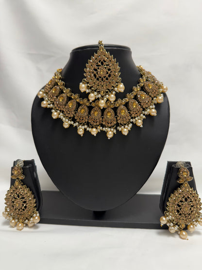 Gold Party Necklace 78