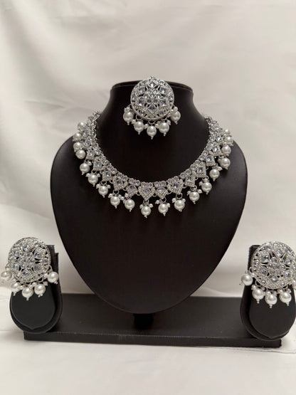 Silver Party Necklace 79