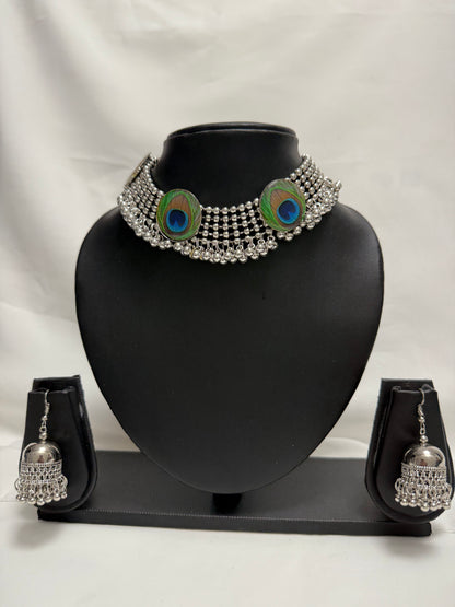 Silver Party Necklace 24