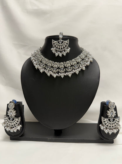 Silver Party Necklace 62