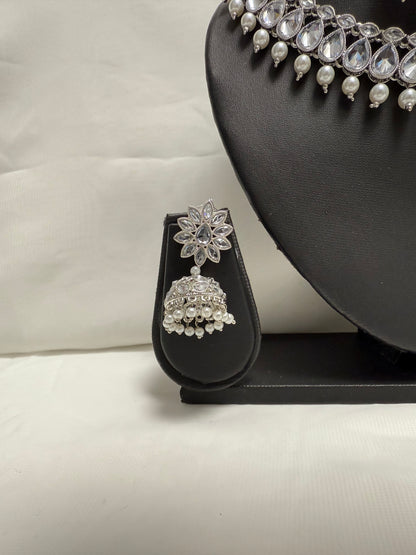 Silver Party Necklace 172