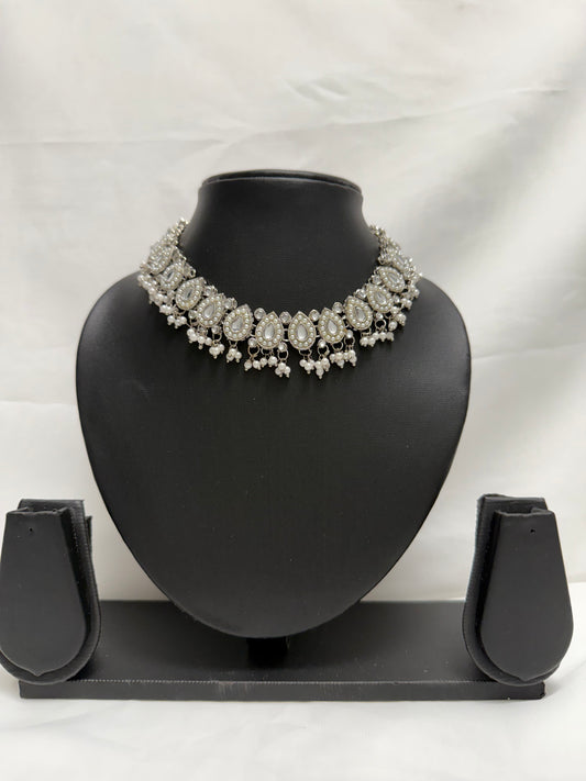 Silver Party Necklace 174