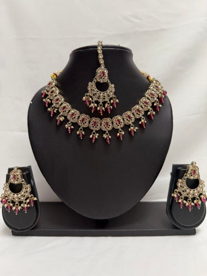 Purple Party Necklace 179