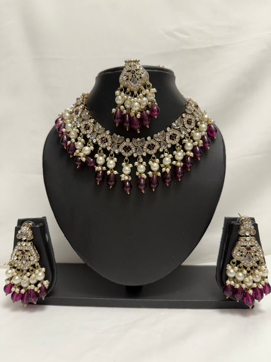 Purple Party Necklace 64