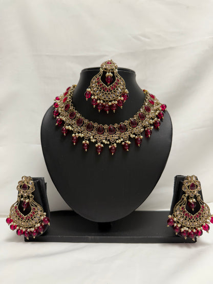 Red Party Necklace 148