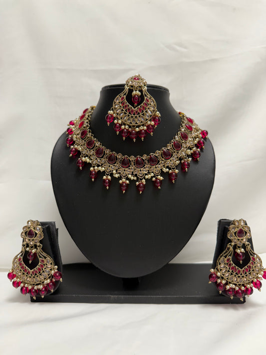 Red Party Necklace 148