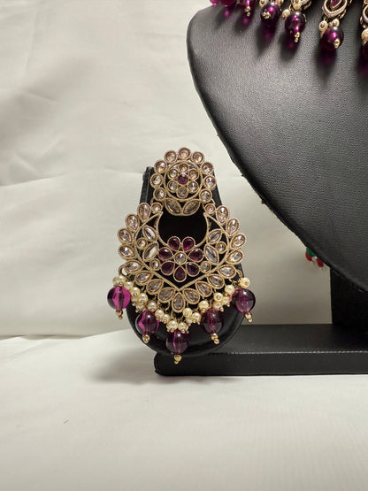 Purple Party Necklace 73