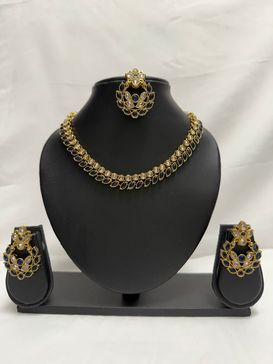 Blue Party Necklace 155