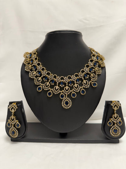 Blue Party Necklace 28