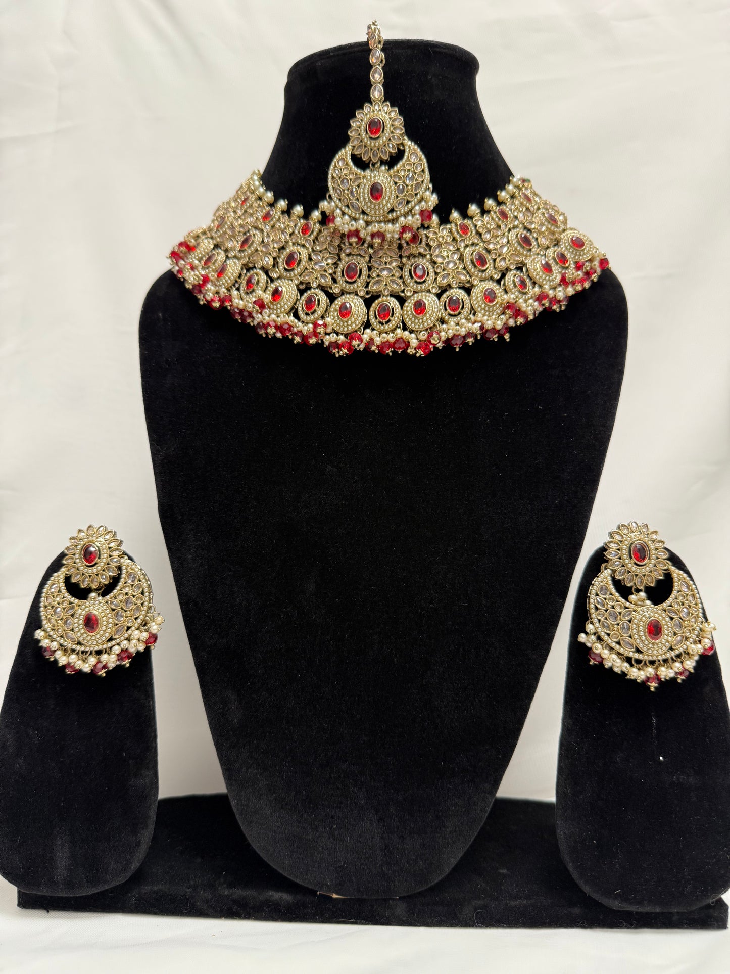 Red Party Necklace 167