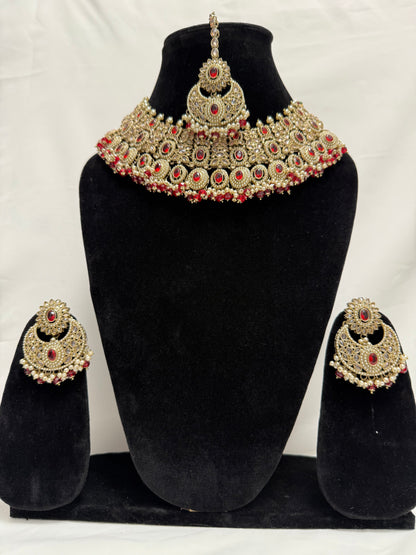 Red Party Necklace 167