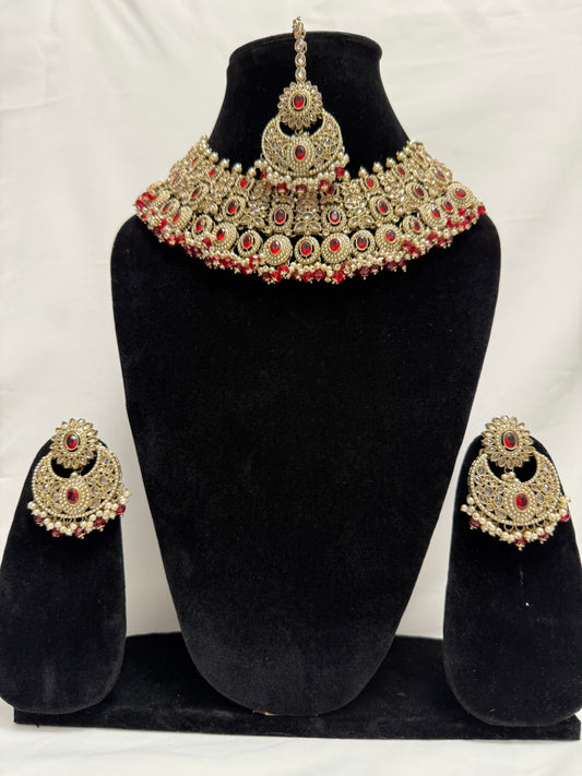 Red Party Necklace 167