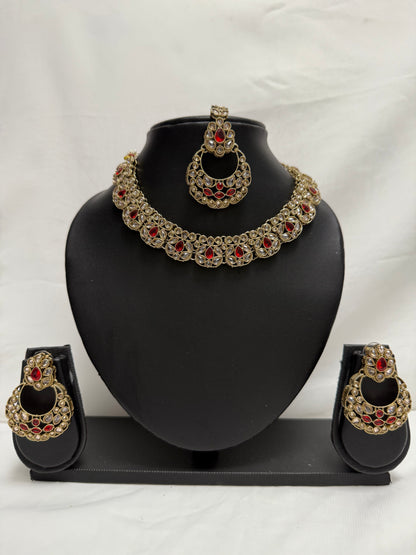 Red Party Necklace 157