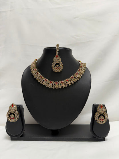 Red Party Necklace 65