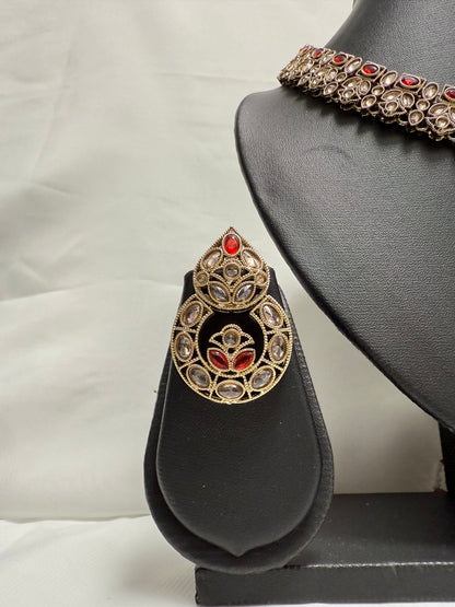 Red Party Necklace 65