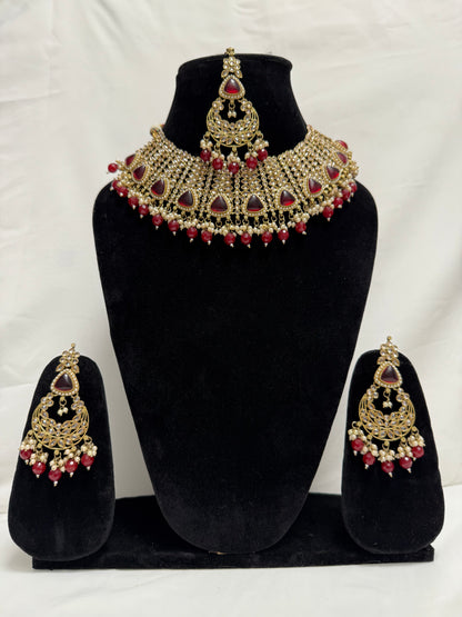 Red Party Necklace 177