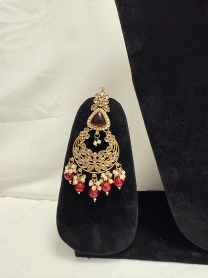 Red Party Necklace 177