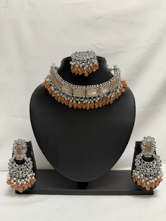 Orange Party Necklace 18