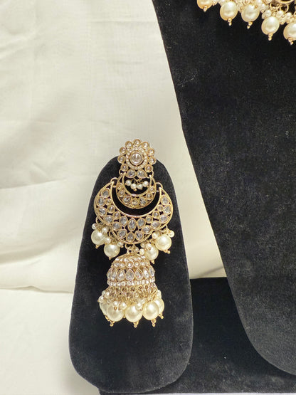 Gold Party Necklace 159