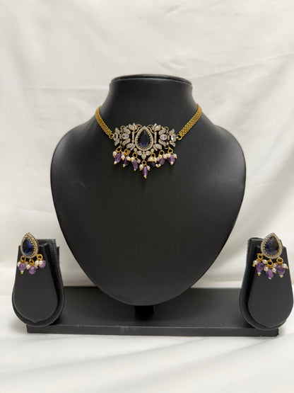 Purple Traditional Choker 33