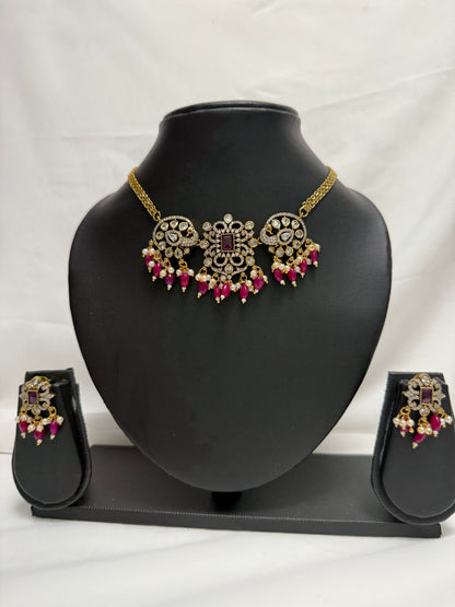 Purple Traditional Choker 113