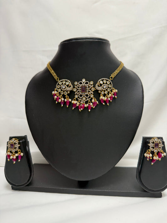 Purple Traditional Choker 113