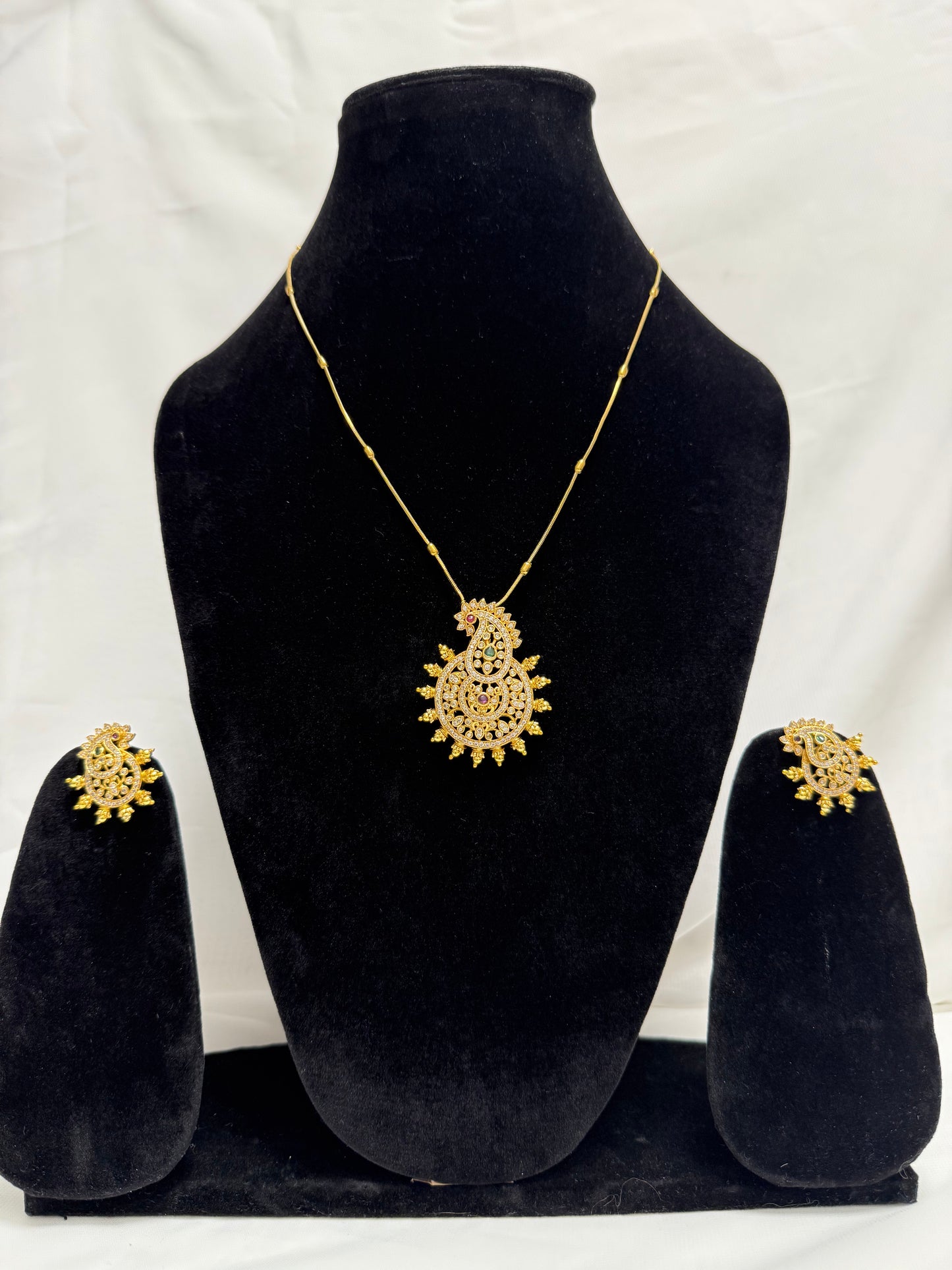 Gold Traditional Necklace 115