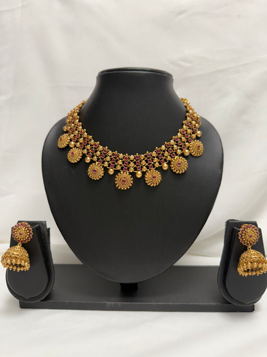 Purple Traditional Necklace 47