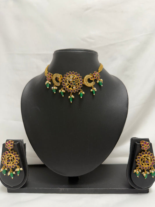 Purple Traditional Choker 140