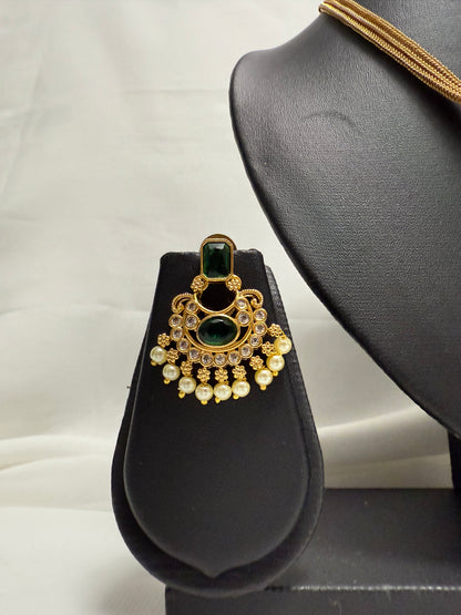 Green Traditional Necklace 48