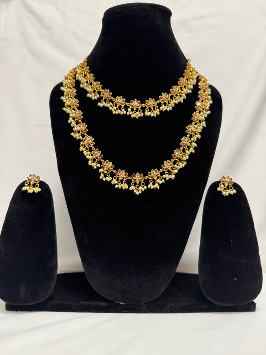Gold Traditional Necklace 49